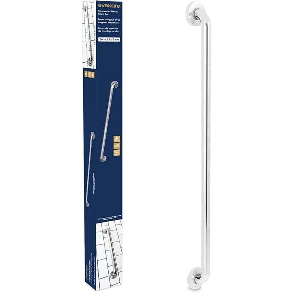 36" Premium Extra Strength Grab Bar for Bathtubs and Showers Polished Stainless